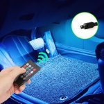 Led Car Foot Ambient Light With USB Cigarette Lighter