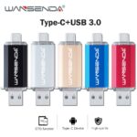 Hotsale WANSENDA OTG USB Flash Drive Type C Pen Drive USB Stick 3.0 Pendrive