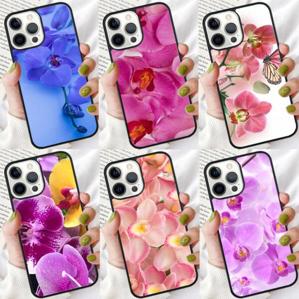 Orchid Flowers Colorful Phone Case