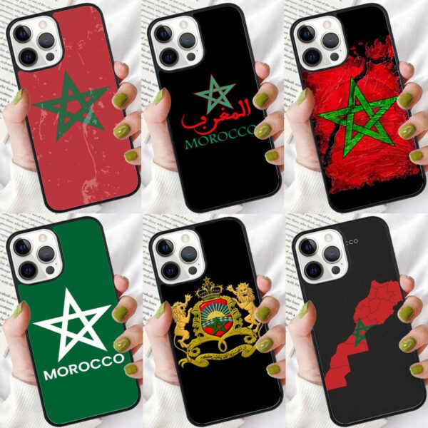 Morocco Flag Coat Of Arms Phone Case
