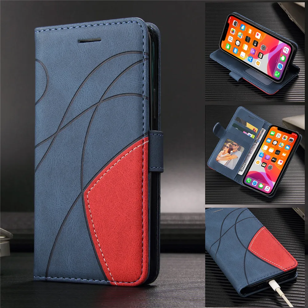Leather Flip Cover iPhone Case