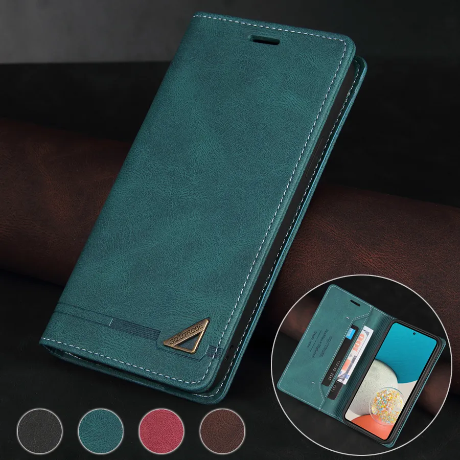 Anti-theft Leather Wallet pack A Samsung Case
