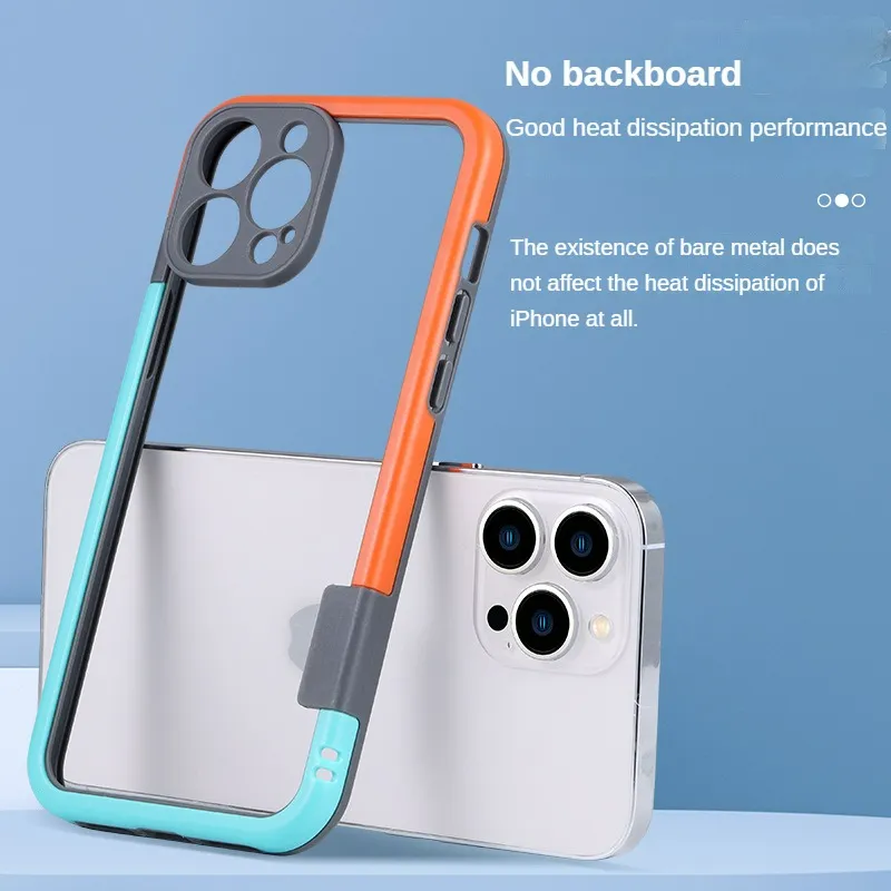 Colorful Soft Silicone Bumper Frame iPhone Case