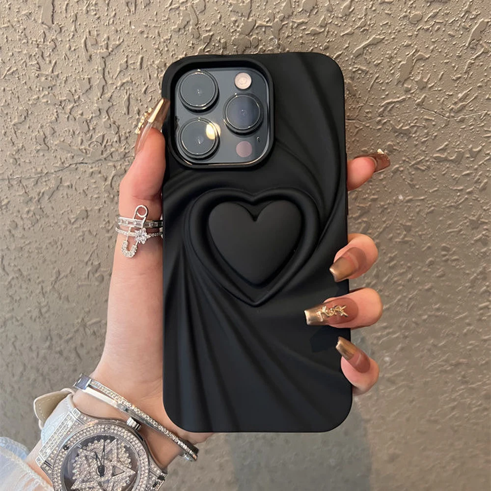 3D Love Heart Creative iPhone Case