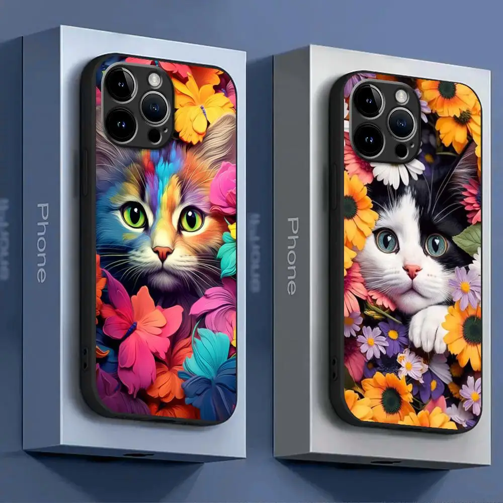 Cute Detection cat iPhone Case