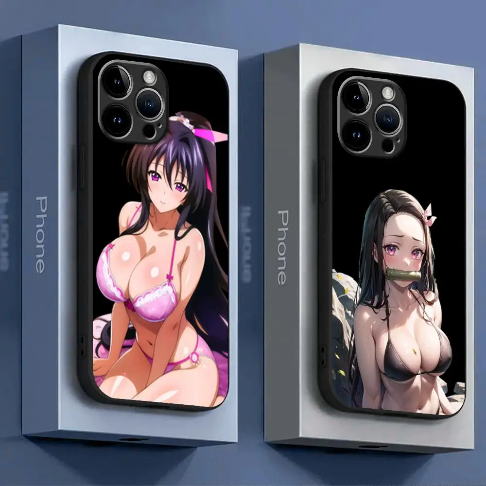 Anime Sexy Girl Waifu iPhone Case